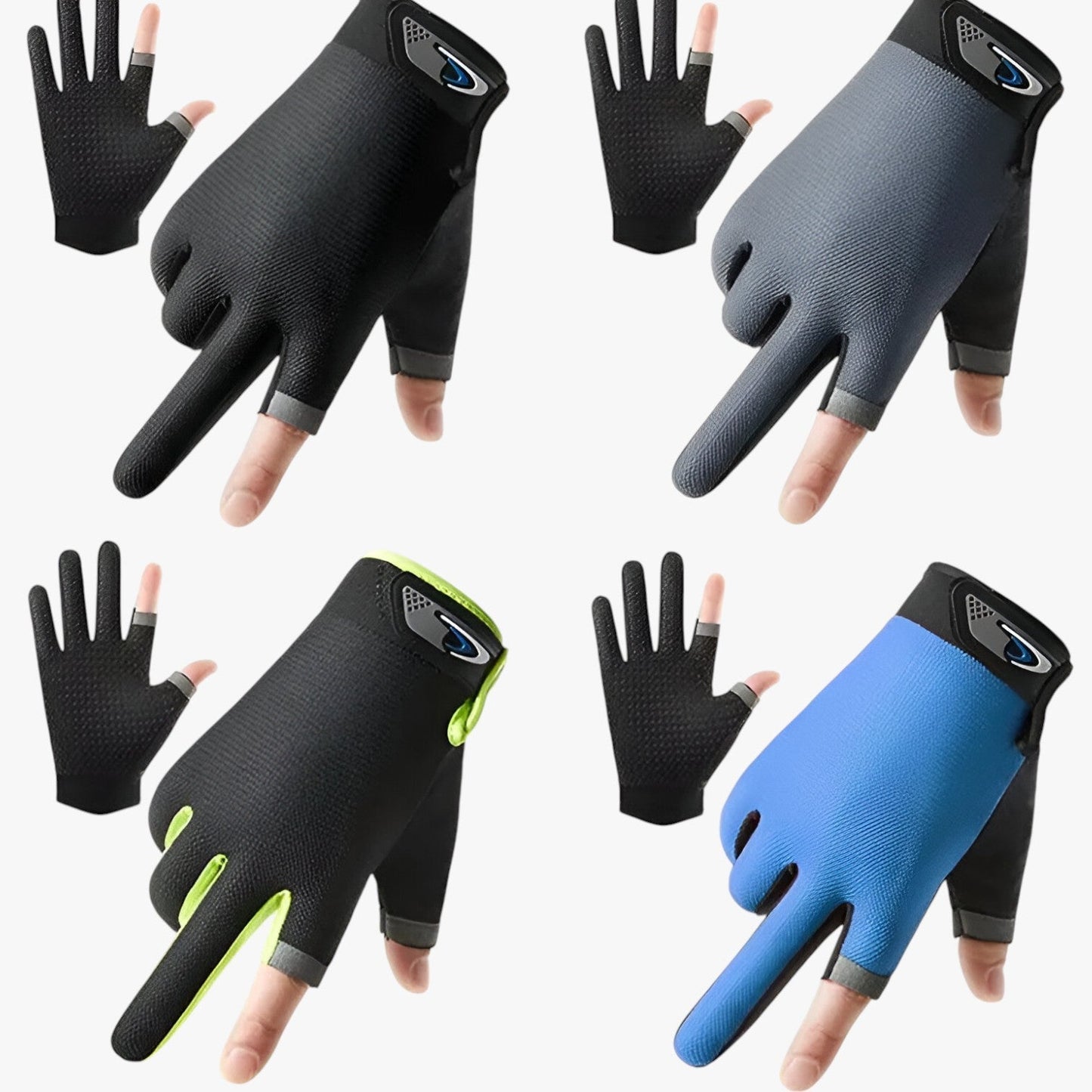 Skridsikre Fiskerihandsker med Åndbart Design og Frihed