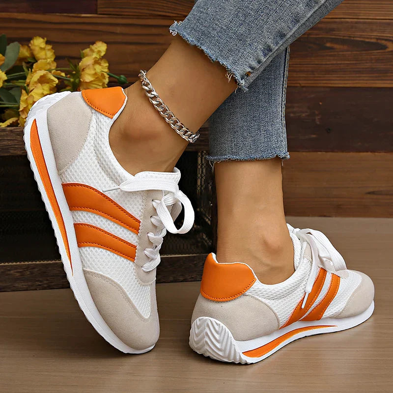 Mesh Sneakers för Damer med Snörning