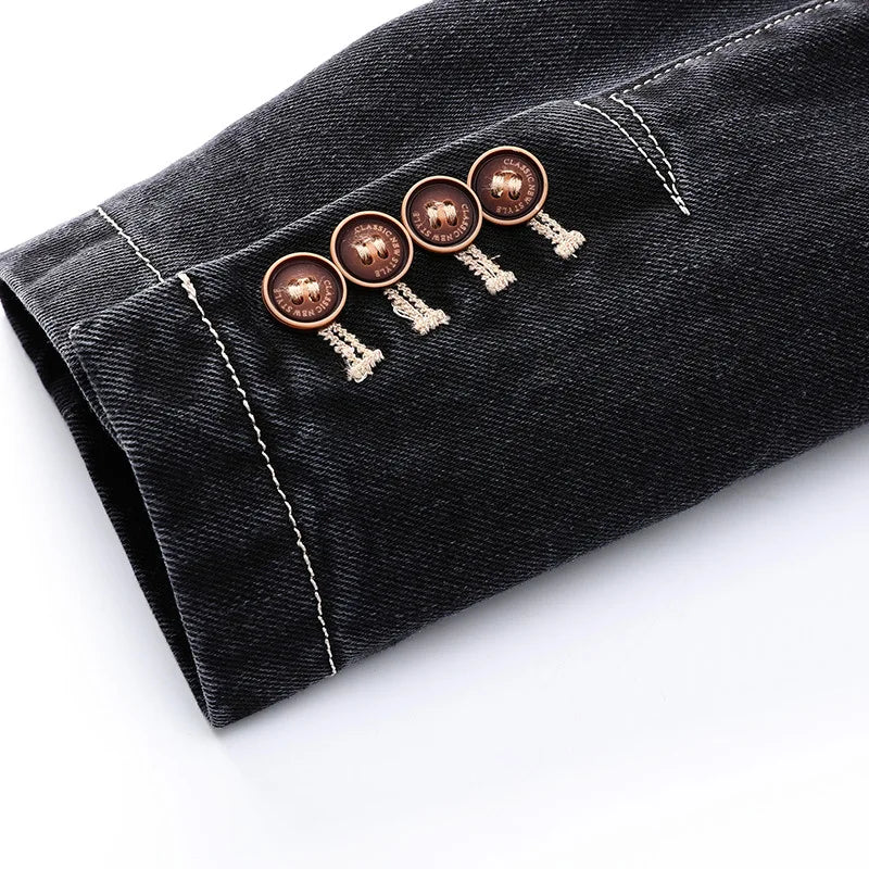 Diego casual-jeansblazer – herre