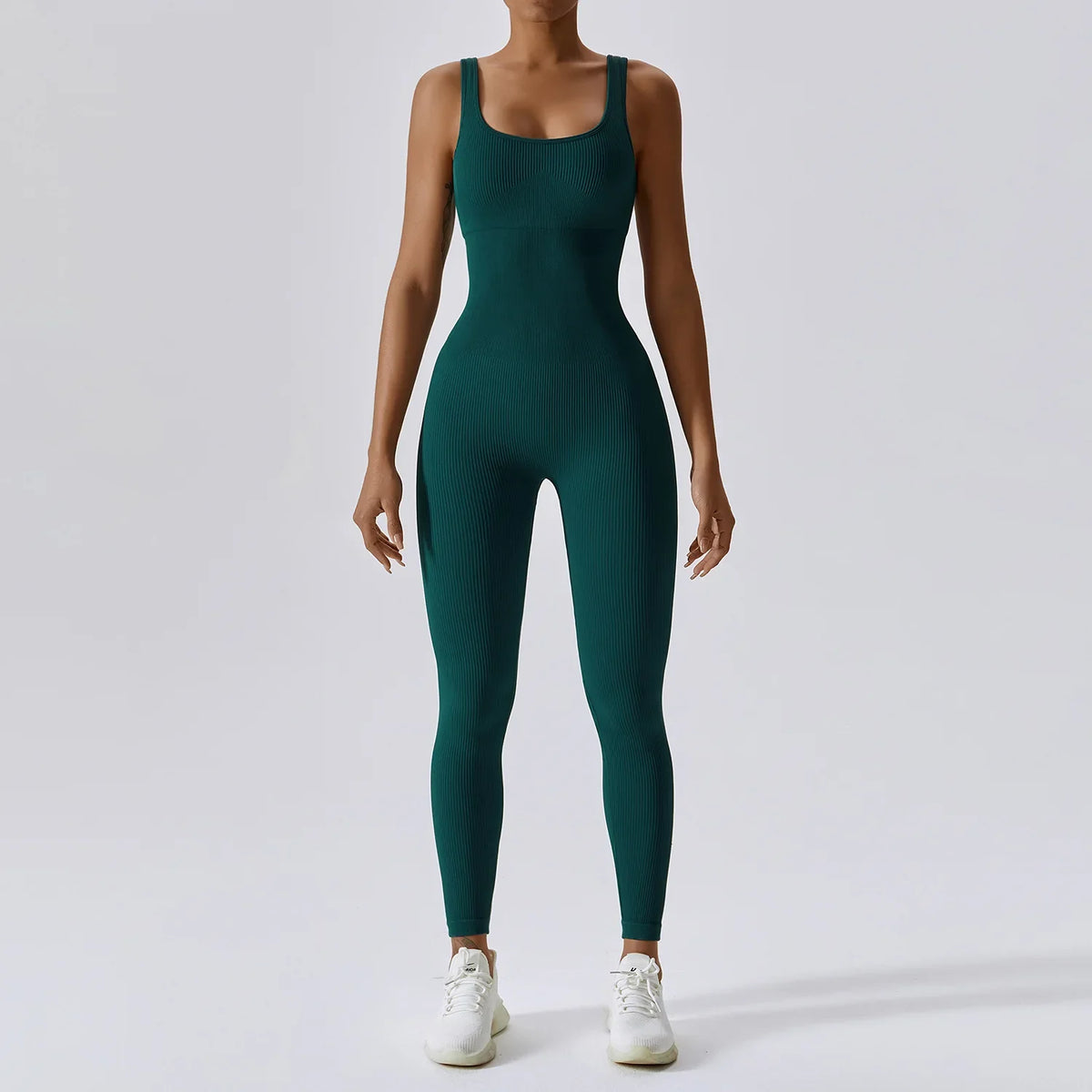 Yoga Jumpsuit för kvinnor | Sömlös träningsoverall med snabbtorkande och stretchig passform