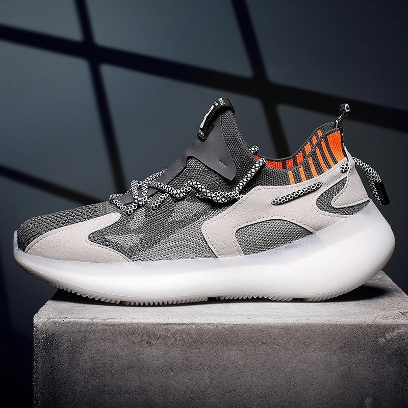 Mesh Sneakers med snörning för ortopediskt stöd