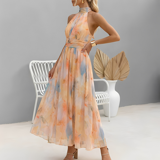 Eleganta Chiffonklänningen för en Strålande Look