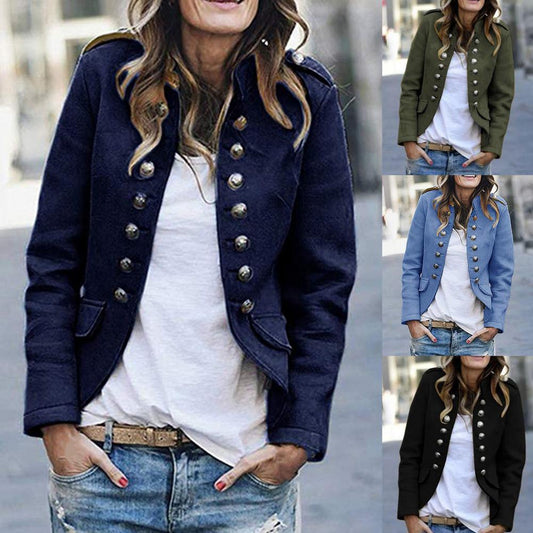 Nora | Stilren och modern Blazer med Högt Krage