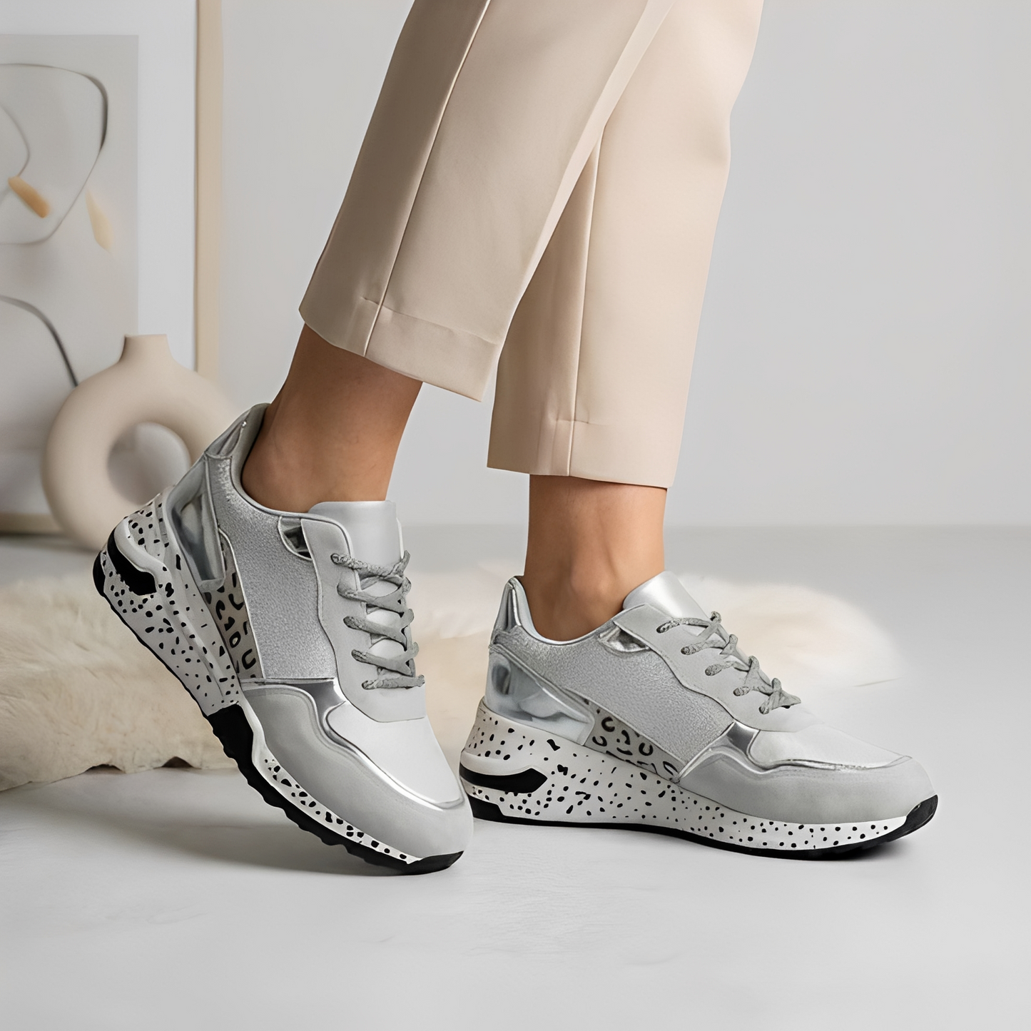 Sofistikerad DamSneaker för Eleganta Uttryck