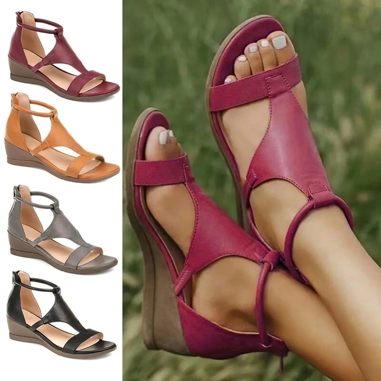 LuxeStride – Elegante Sandaler til Kvinder med Ergonomisk Design