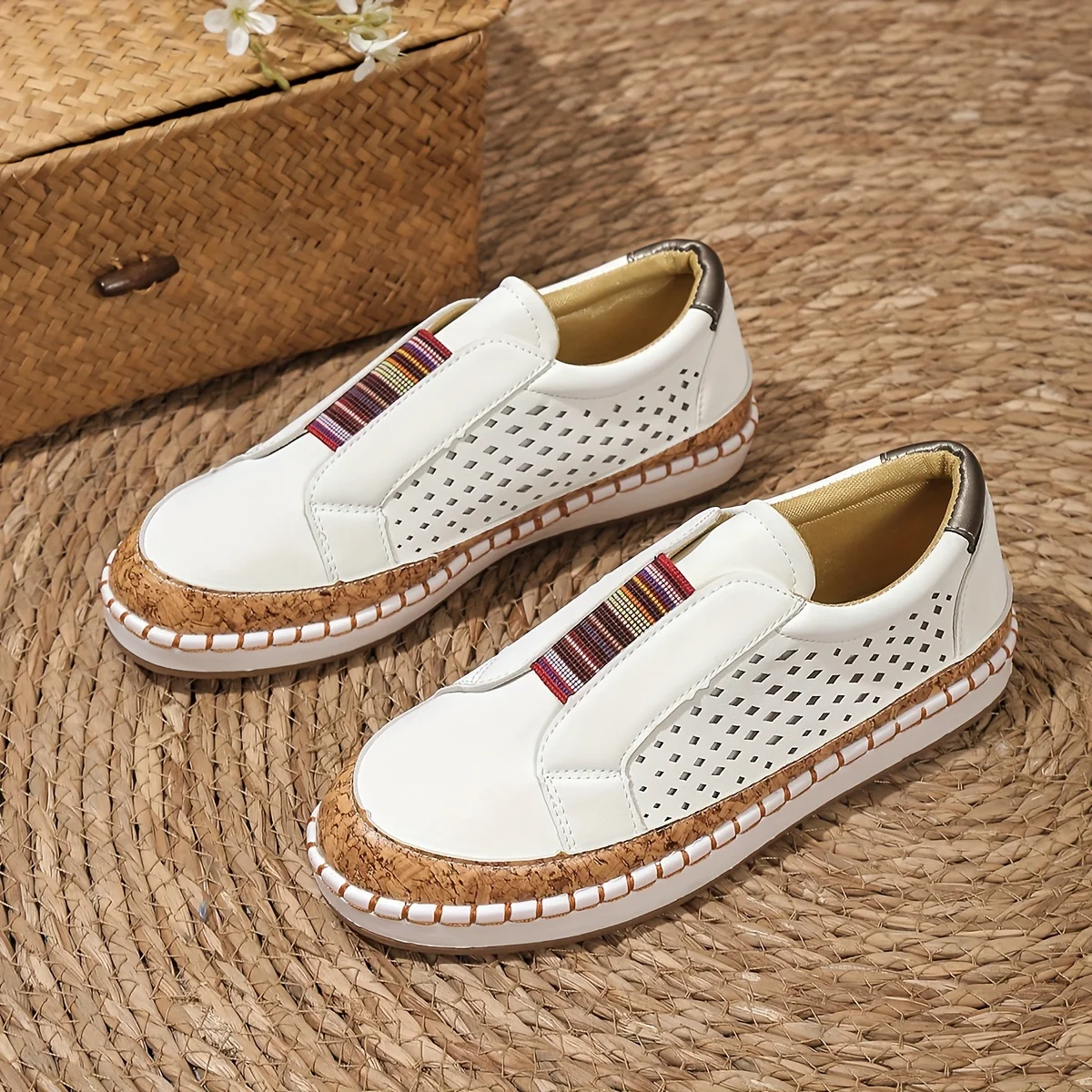 Luftiga Slip-On Sneakers för Enkel Elegans
