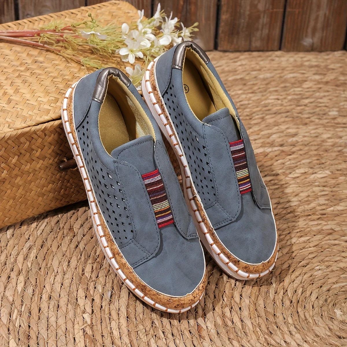 Luftiga Slip-On Sneakers för Enkel Elegans