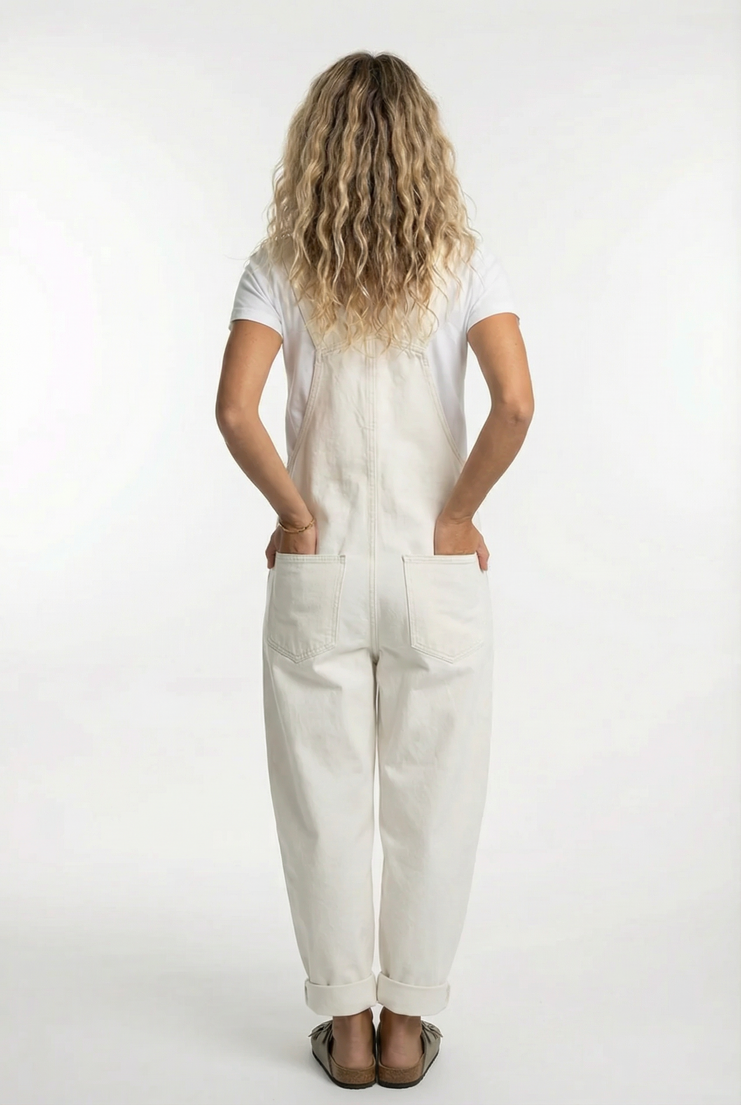 Vårens Denim Jumpsuit för Stilmedvetna Kvinnor