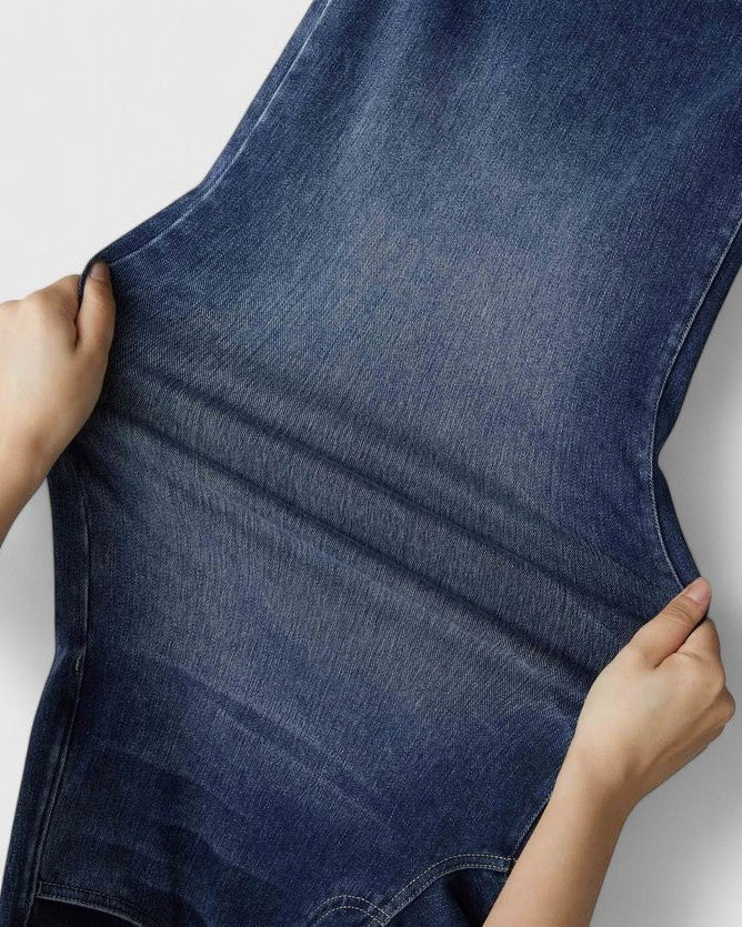 Elegant Denim med Høj Talje og Vide Ben – Udforsk Din Stil