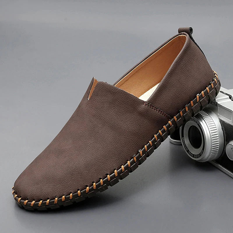 LuxeLäderslippers | Stilrena Skinnsko för Män