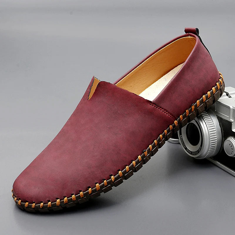 LuxeLäderslippers | Stilrena Skinnsko för Män