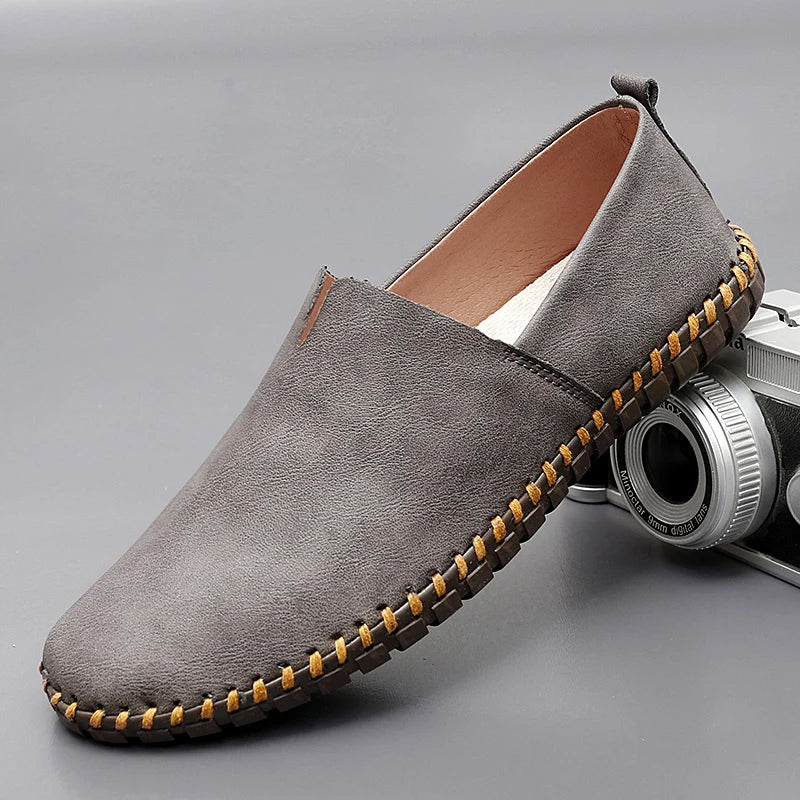 LuxeLäderslippers | Stilrena Skinnsko för Män