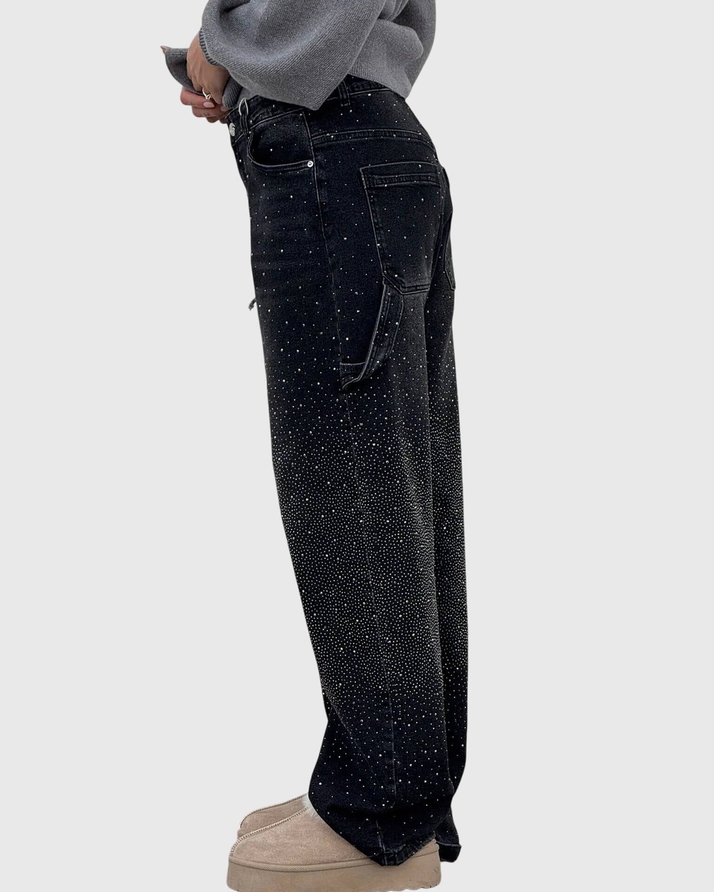Elegant Højtaljet Denim med Løse Ben – Dit Nye Gå-til Valg