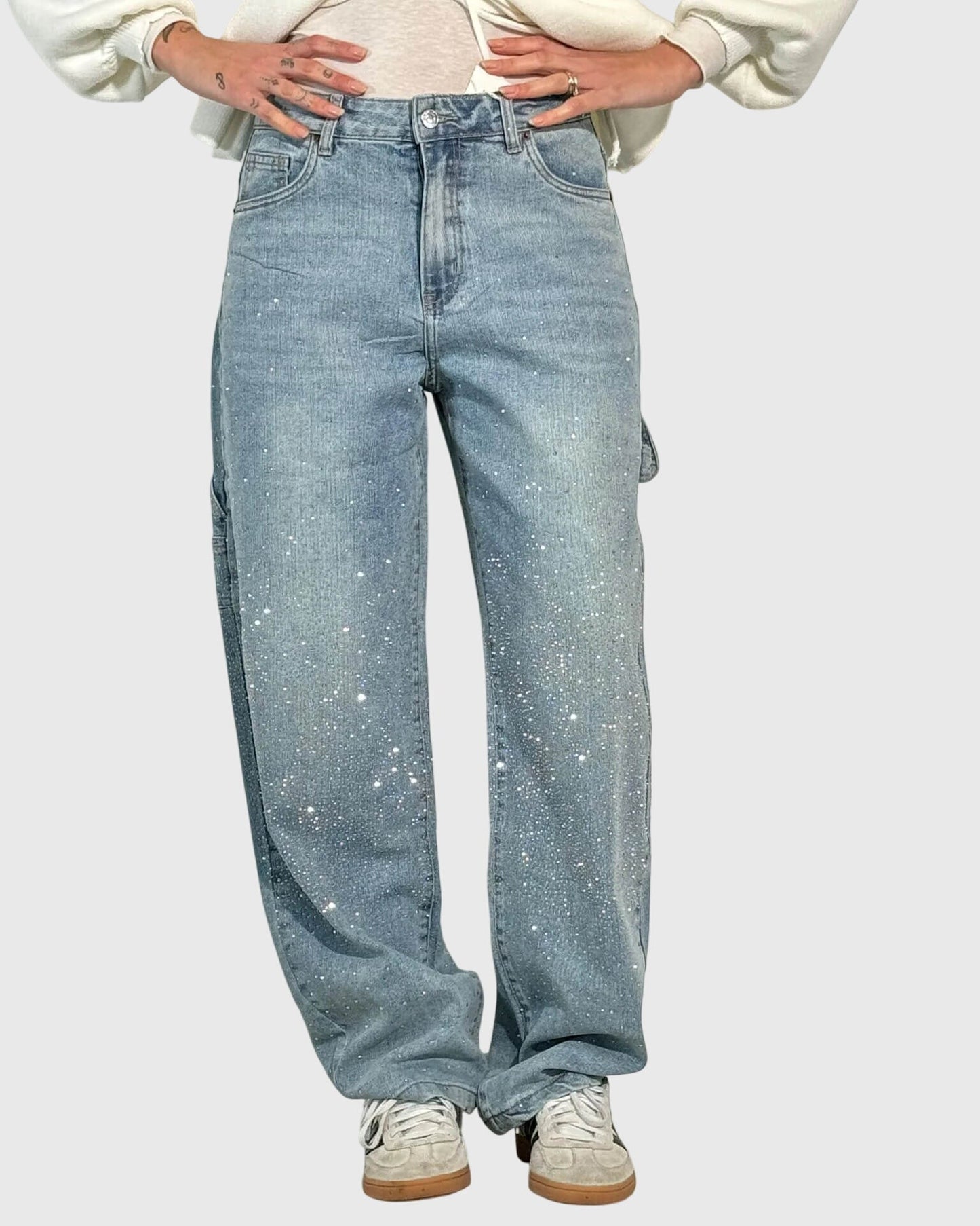 Elegant Højtaljet Denim med Løse Ben – Dit Nye Gå-til Valg