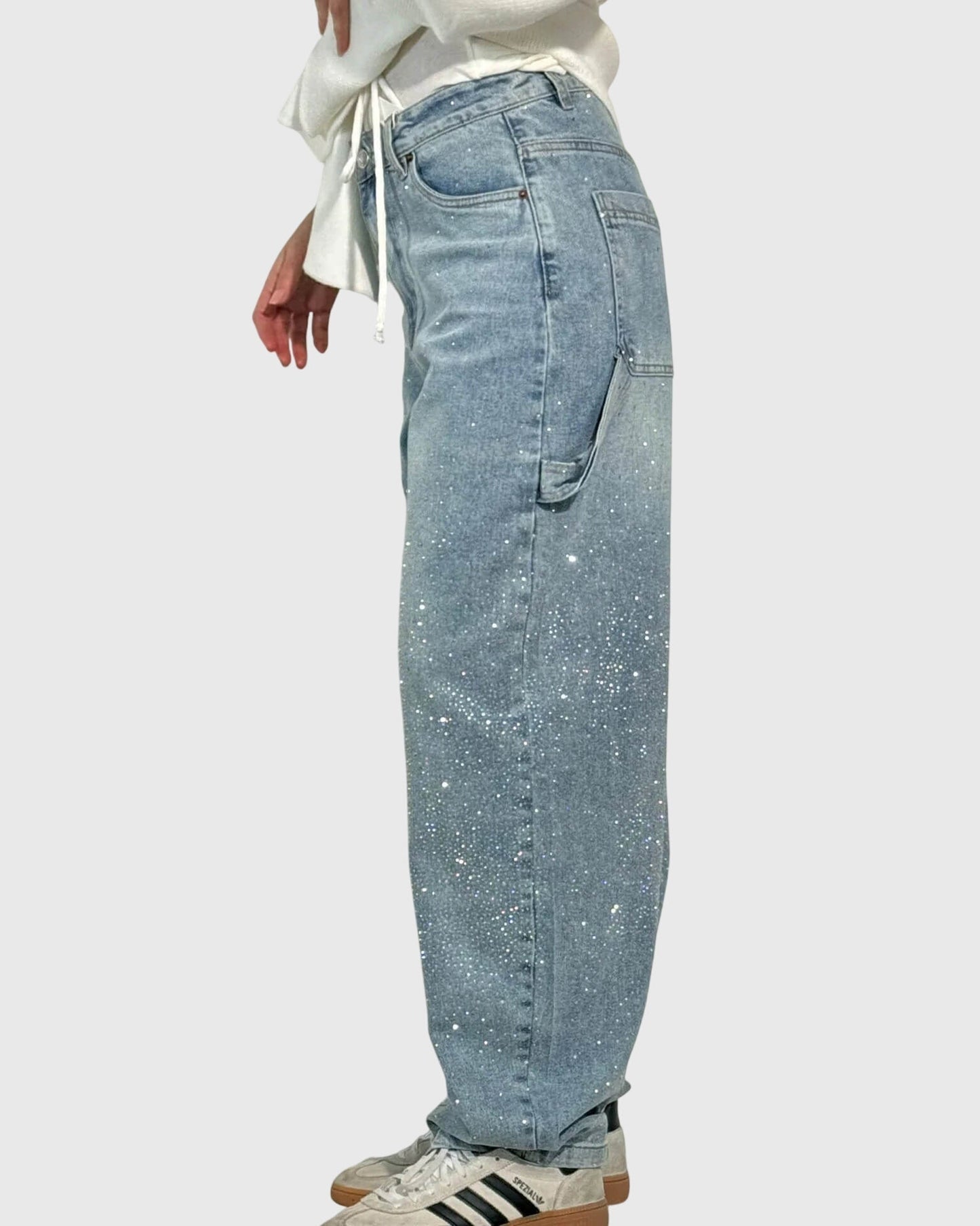 Elegant Højtaljet Denim med Løse Ben – Dit Nye Gå-til Valg