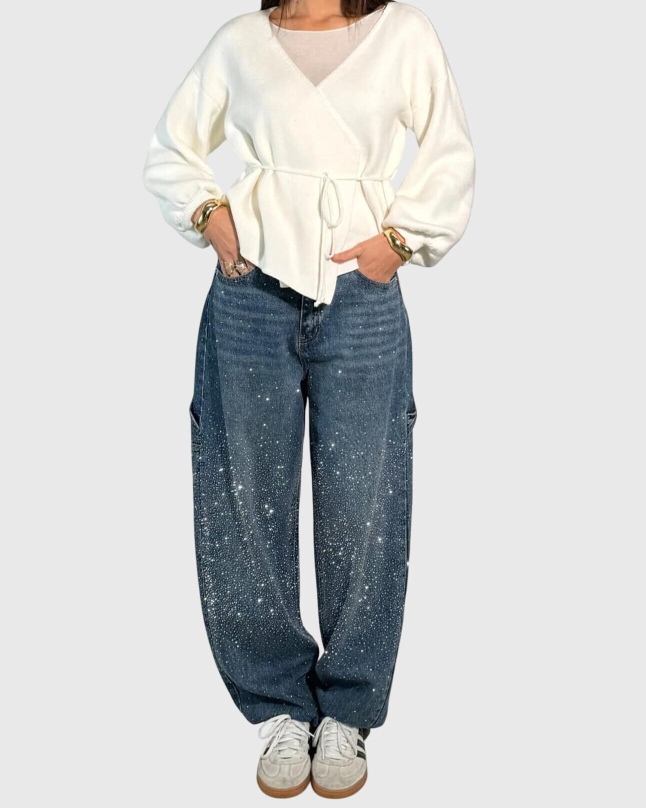 Elegant Højtaljet Denim med Løse Ben – Dit Nye Gå-til Valg