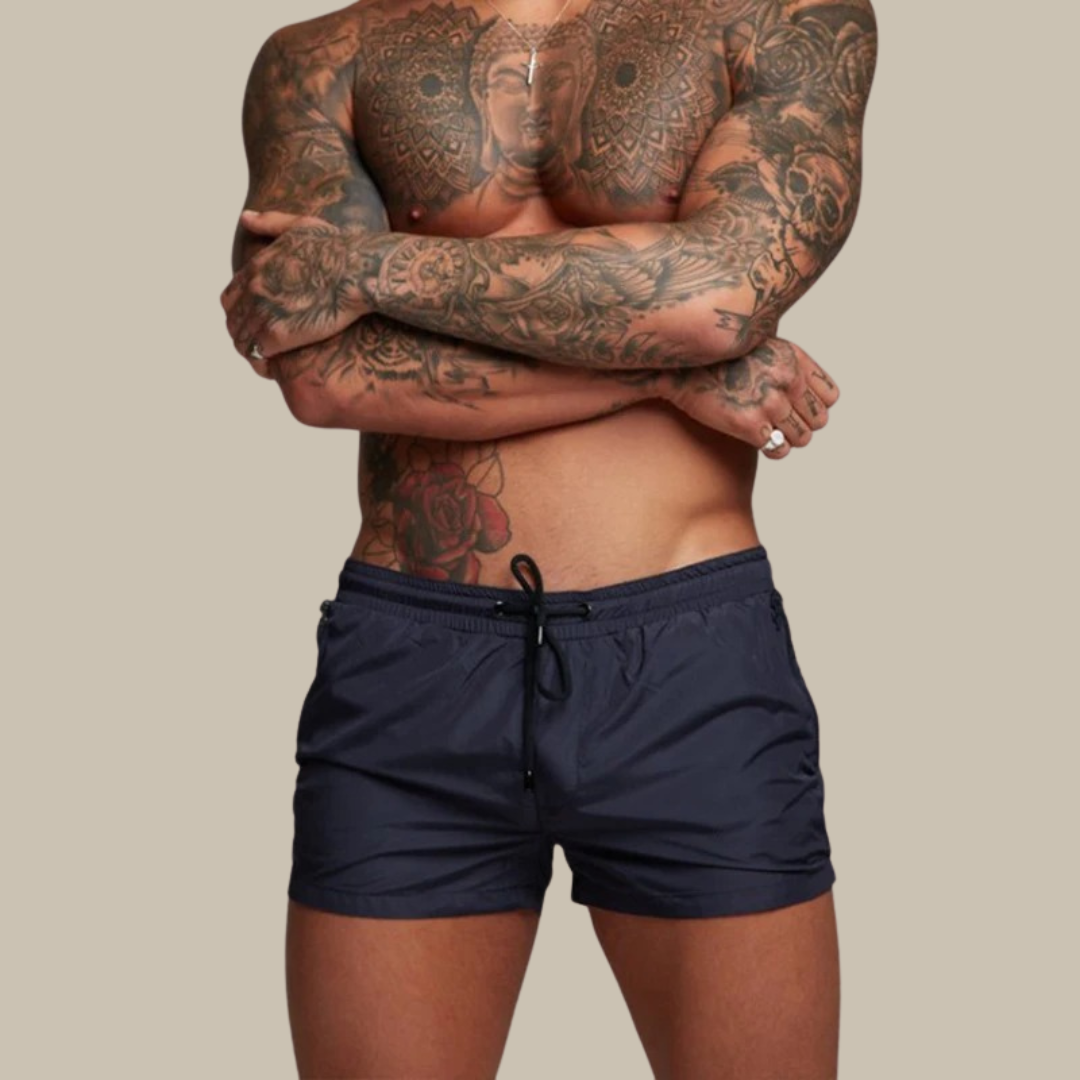 Snygga Badshorts för Män - Stilfulla och Funktionella