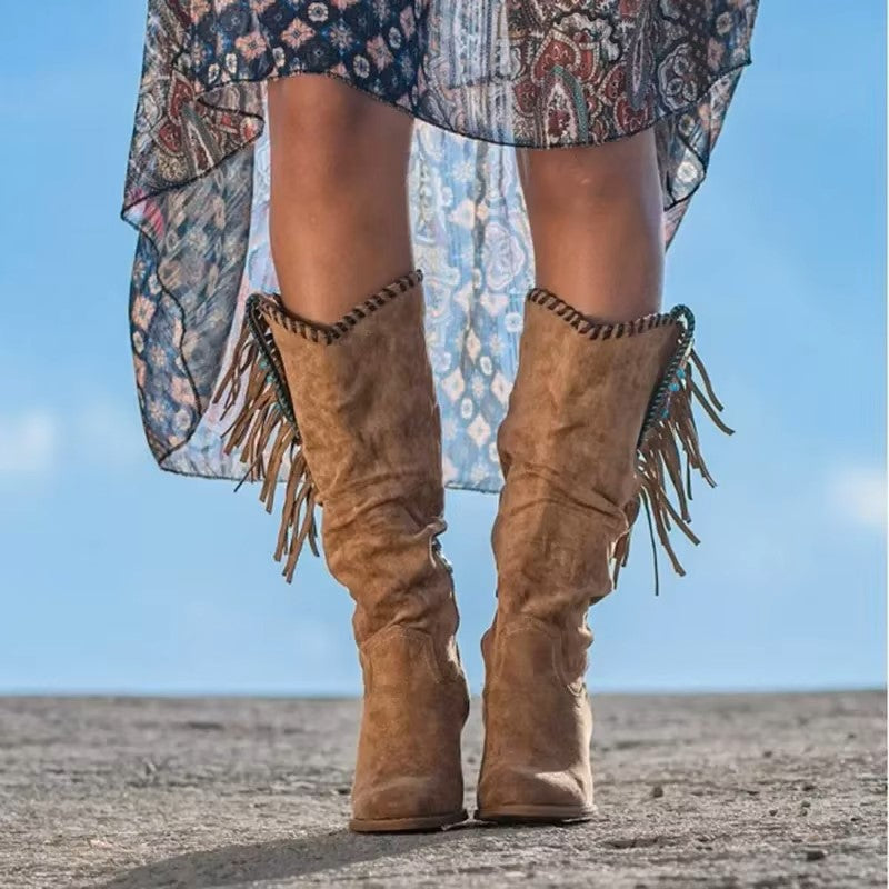 Astrid - Stilsäkra Cowboy Stövlar