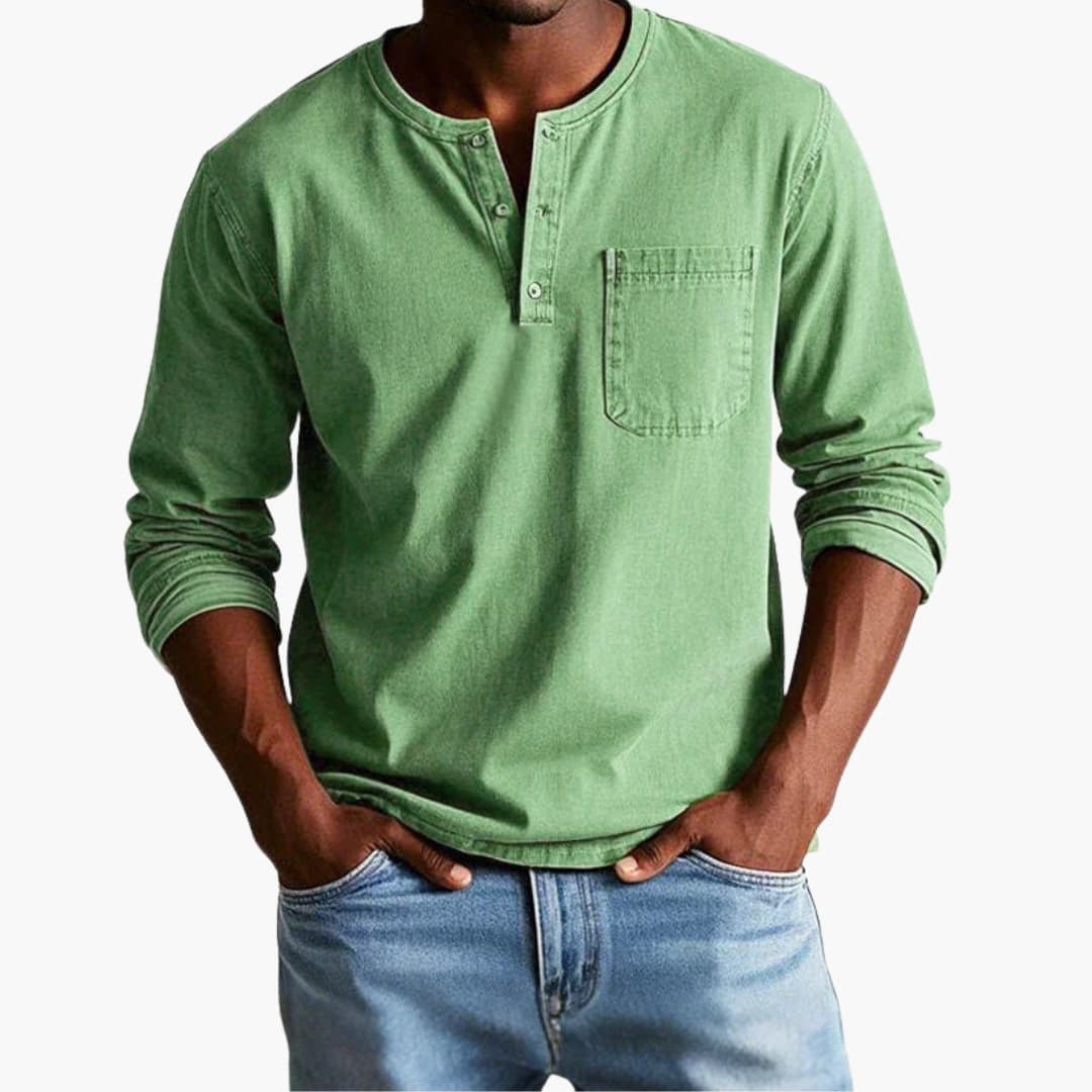 Långärmad T-shirt för Herr i Lukas-design