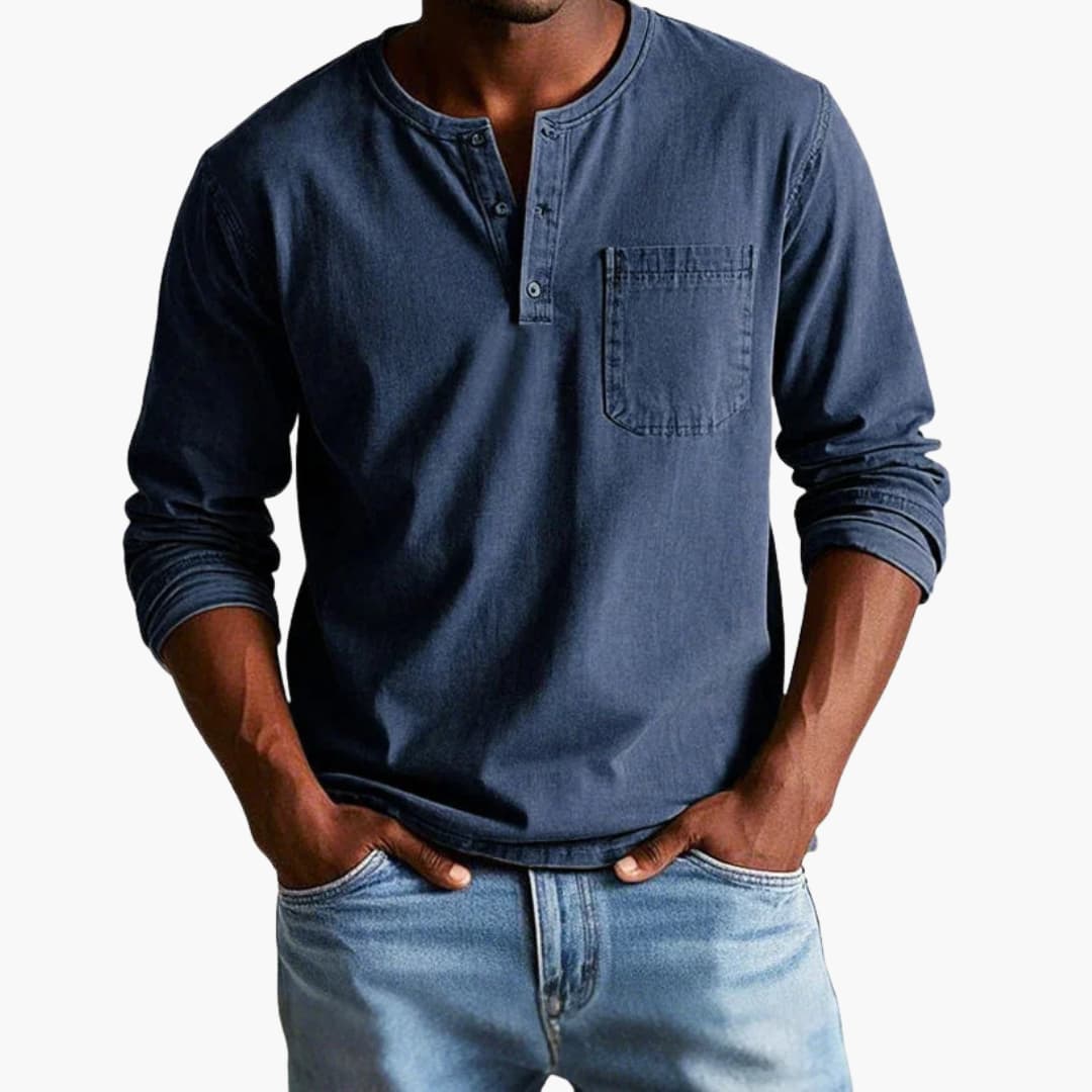 Långärmad T-shirt för Herr i Lukas-design