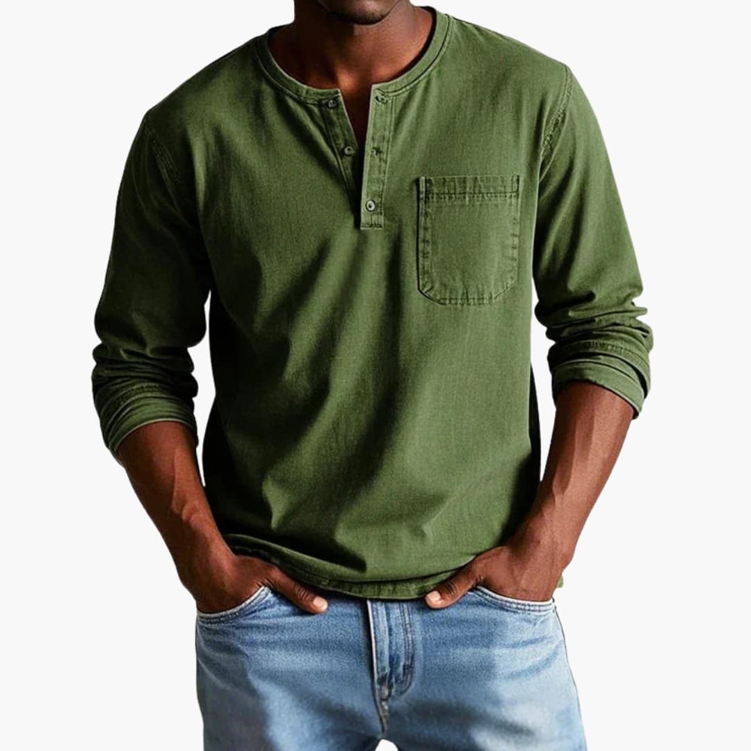 Långärmad T-shirt för Herr i Lukas-design
