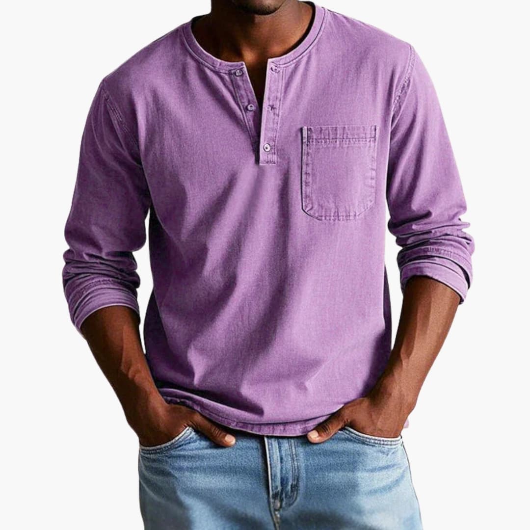 Långärmad T-shirt för Herr i Lukas-design