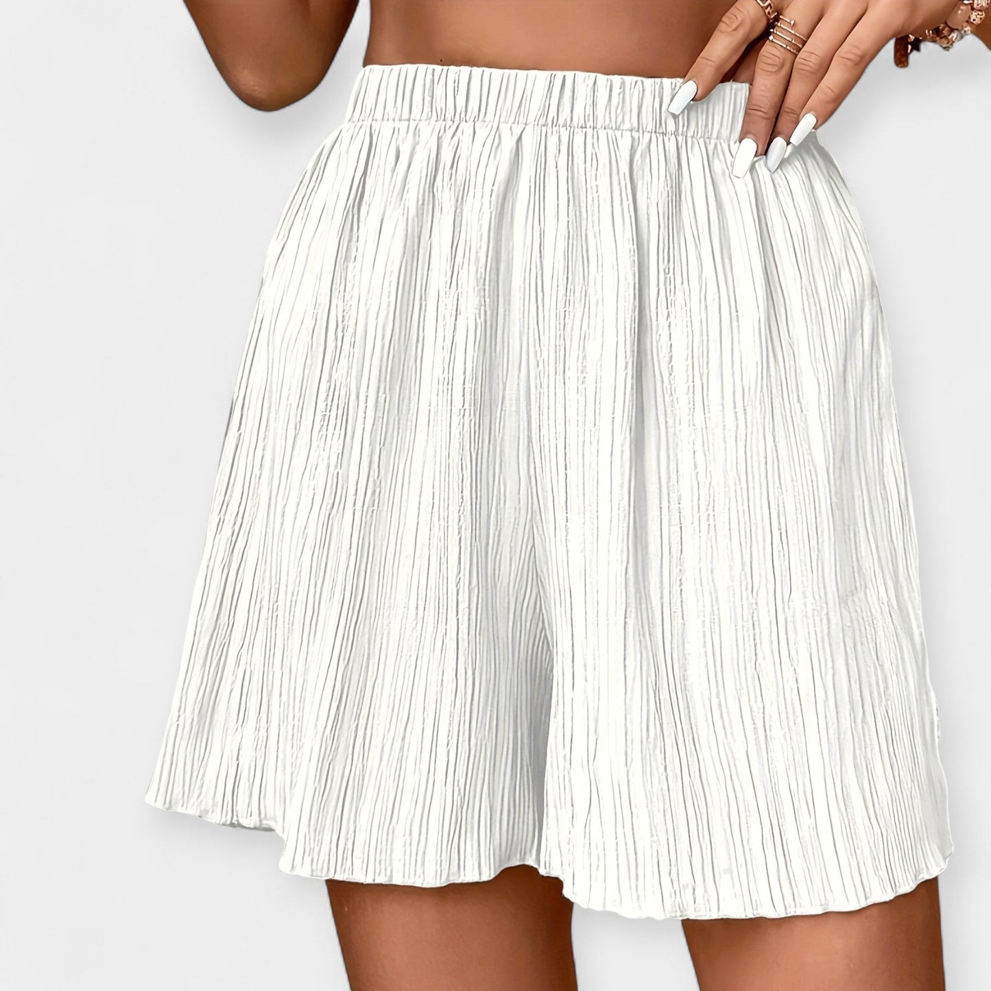 Sofistikerade Shorts med Elastisk Midja – Lätthet och Stil