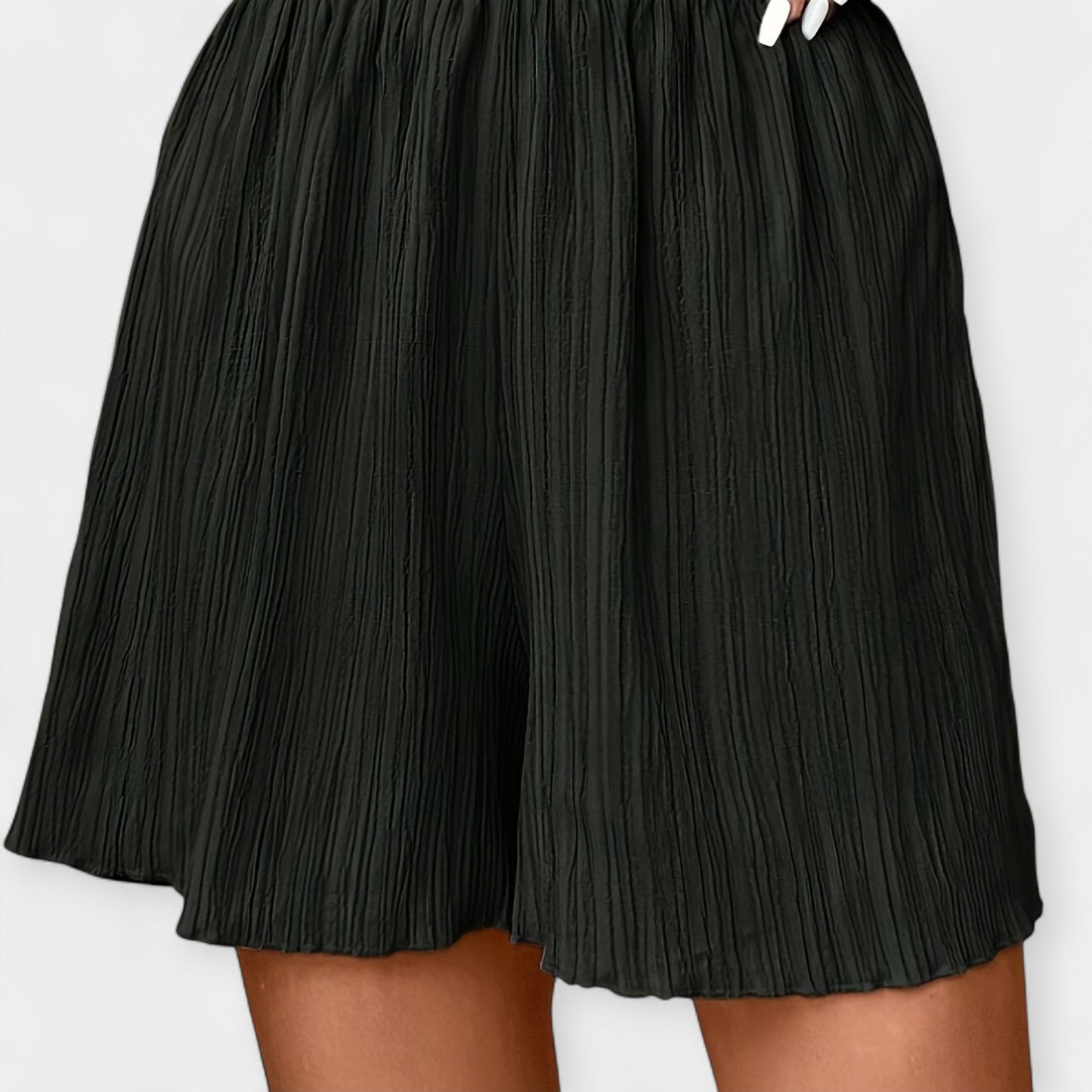 Sofistikerade Shorts med Elastisk Midja – Lätthet och Stil