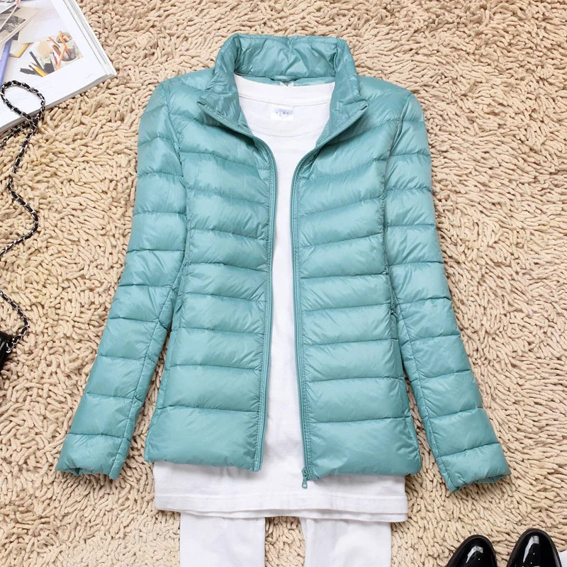 Vindtæt Ultralette Damejakke | Varm & Kompakt til Rejser