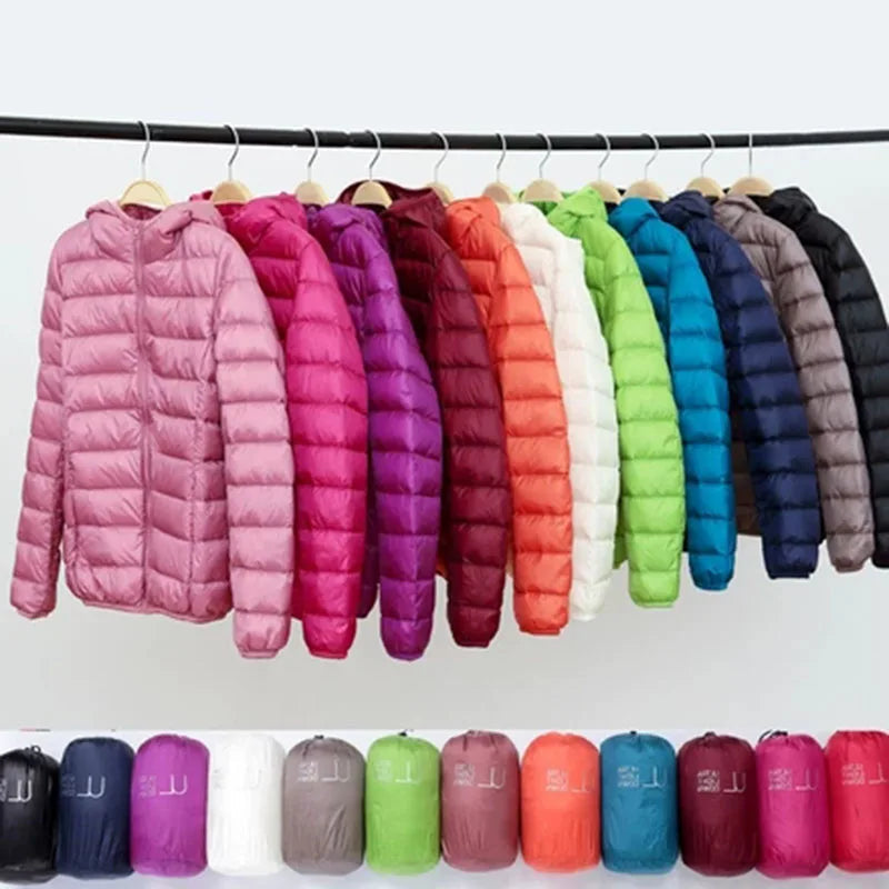 Vindtæt Ultralette Damejakke | Varm & Kompakt til Rejser