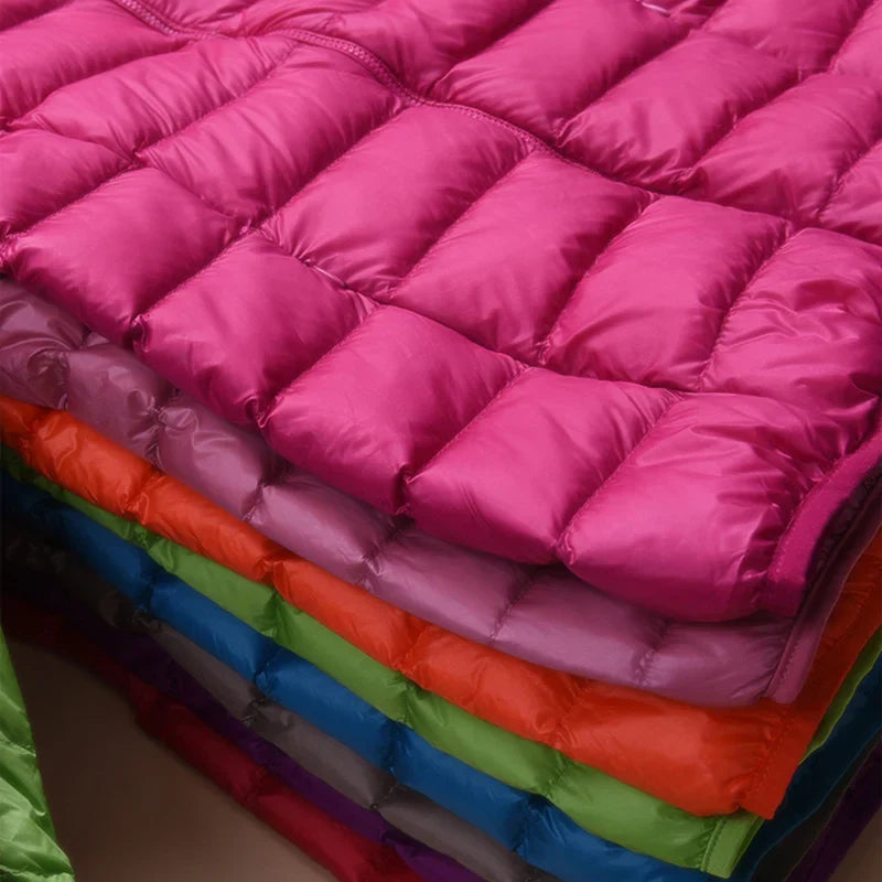 Vindtæt Ultralette Damejakke | Varm & Kompakt til Rejser