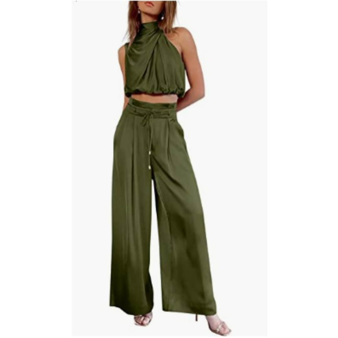 Tvådelad damoutfit med topp