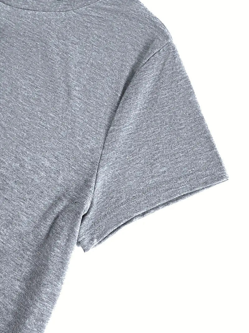 Vårfräsch T-shirt med Blommig Design för Kvinnor