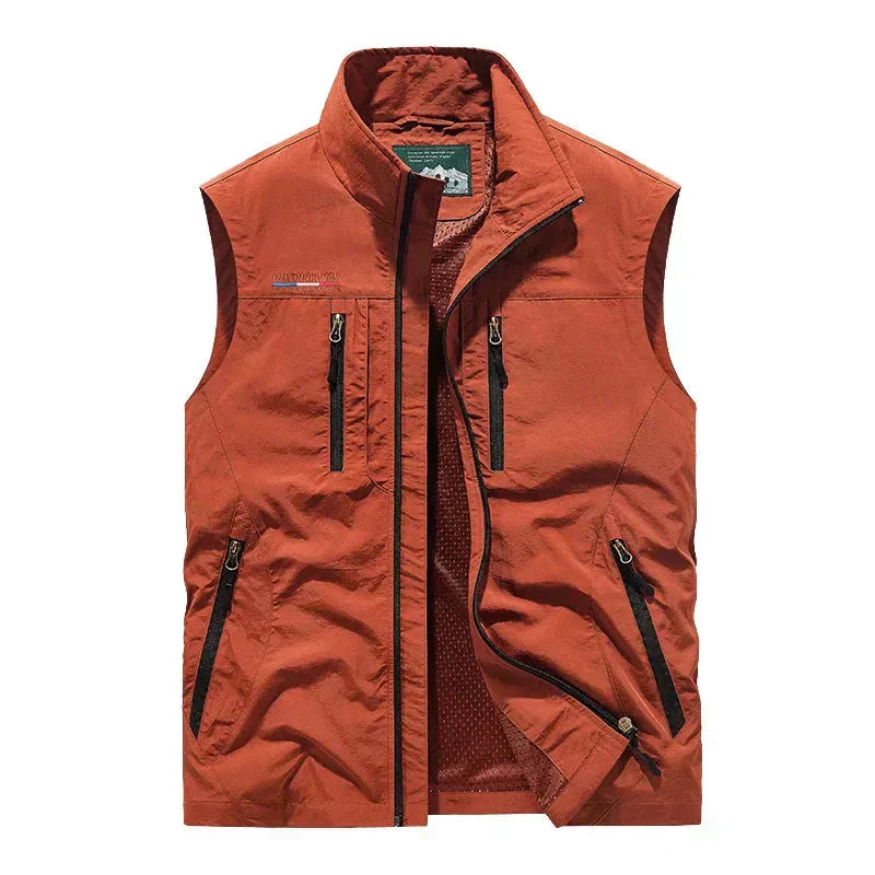 Cohen | Outdoor vest med lynlåslommer og utility-stil til mænd