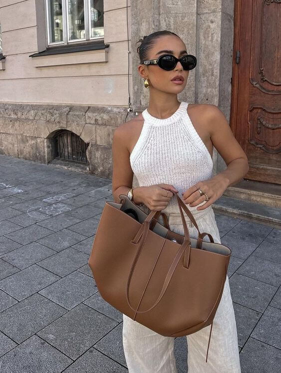 Eleganta Tote-väskan för Stilmedvetna Kvinna