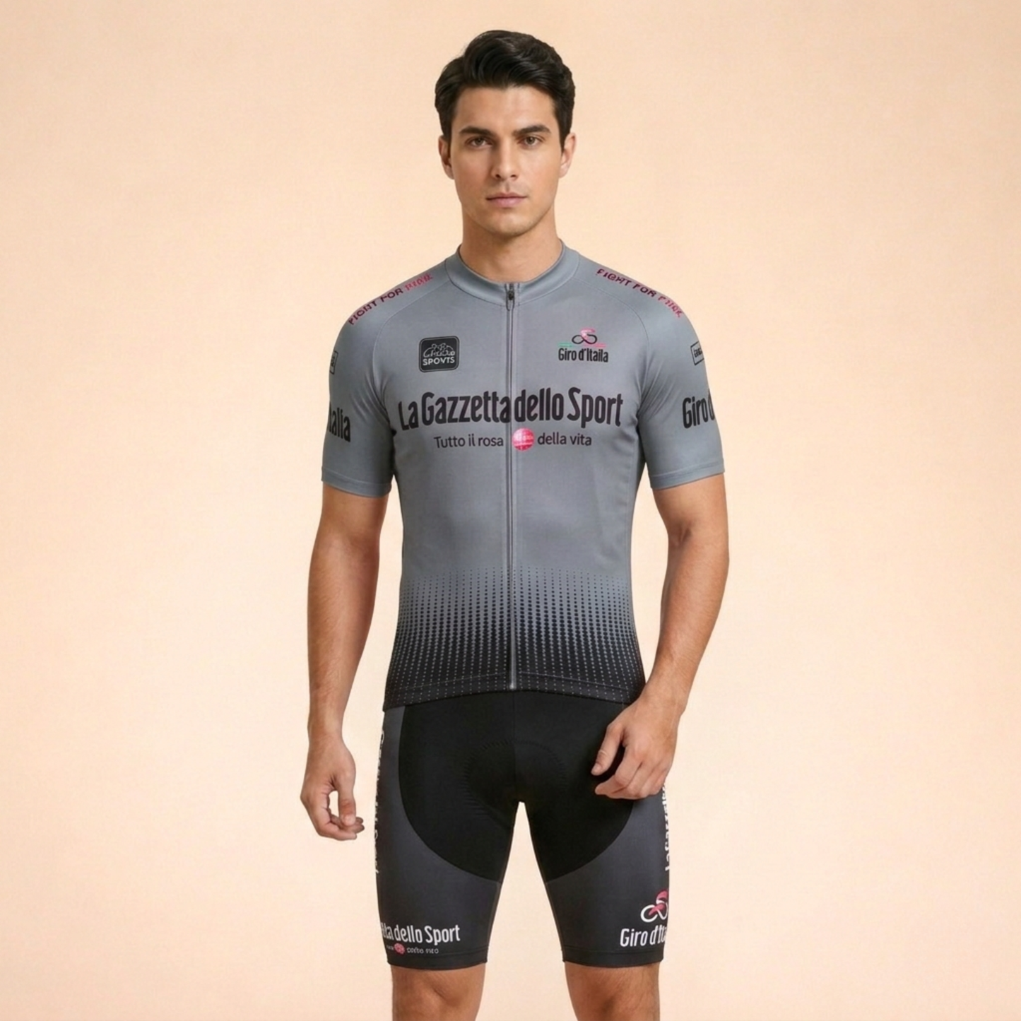 Athletic Edge | Herrcykeltröja och Shorts-Set för Prestanda