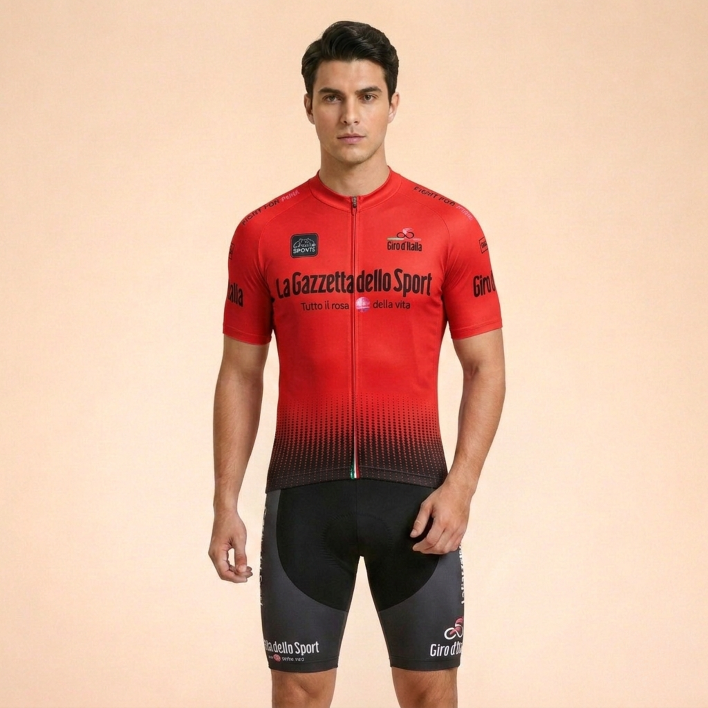 Athletic Edge | Herrcykeltröja och Shorts-Set för Prestanda