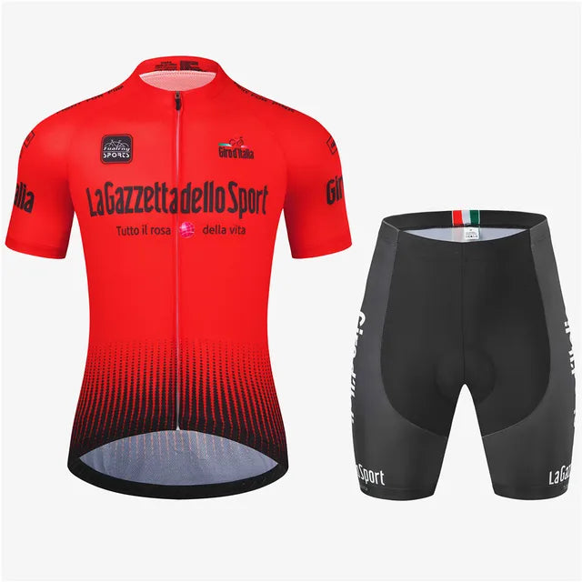 Athletic Edge | Herrcykeltröja och Shorts-Set för Prestanda