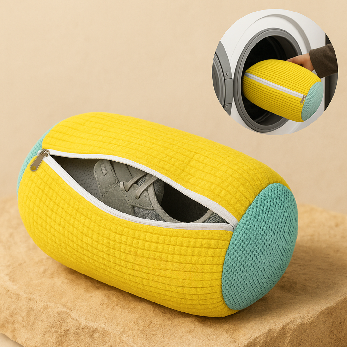 VarmNord - sko rengøringspose vaskemaskine | Mild rengøring & beskyttelse i centrifuge | Til sneakers & hverdagsko