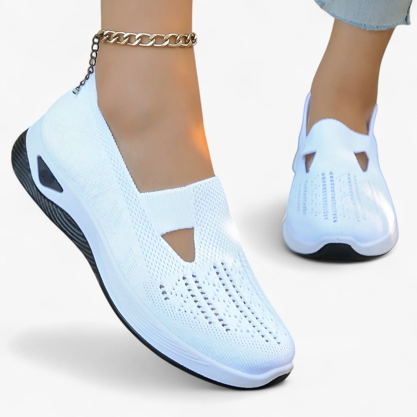 Dam Skor Slip-On i Elegant Design