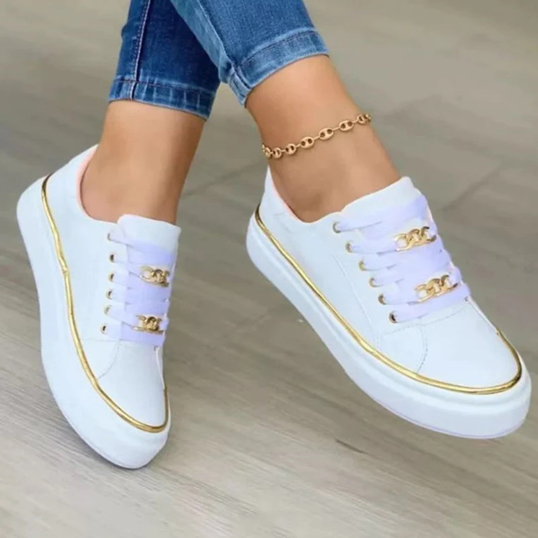 Tjocksulade Sneakers för Dam - Hanna Modell