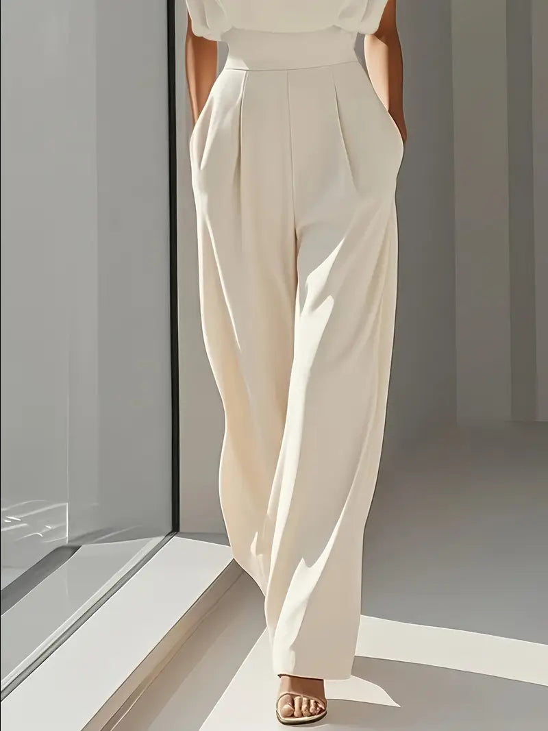 Elegant Jumpsuit för Dam med Vida Ben