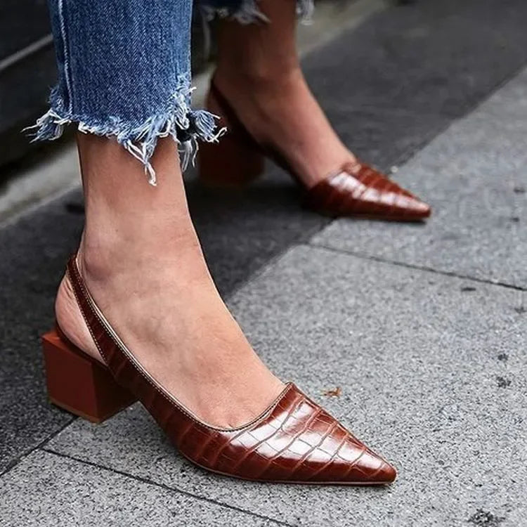 Sofia | Exklusiva Pumps för Våren med Blockklack