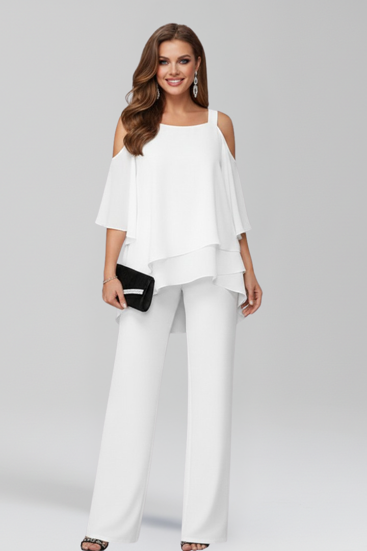 Mira | Elegant Halterneck Jumpsuit med Vida Ben