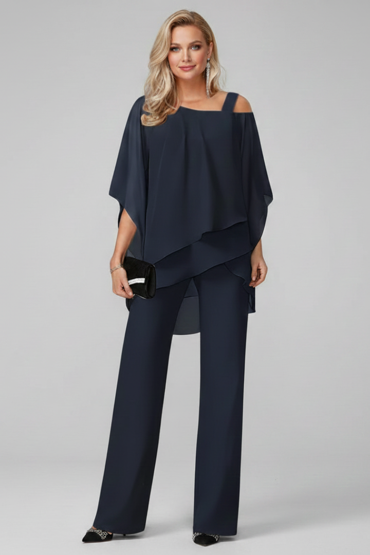 Sofia | Jumpsuit med off shoulder och vida ben