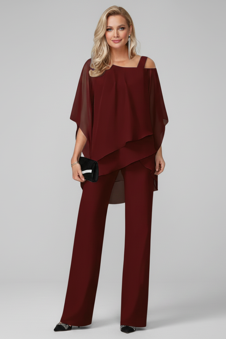 Sofia | Jumpsuit med off shoulder och vida ben