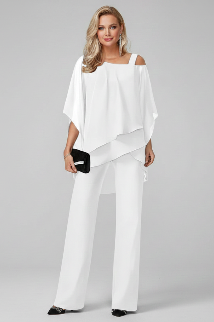 Sofia | Jumpsuit med off shoulder och vida ben