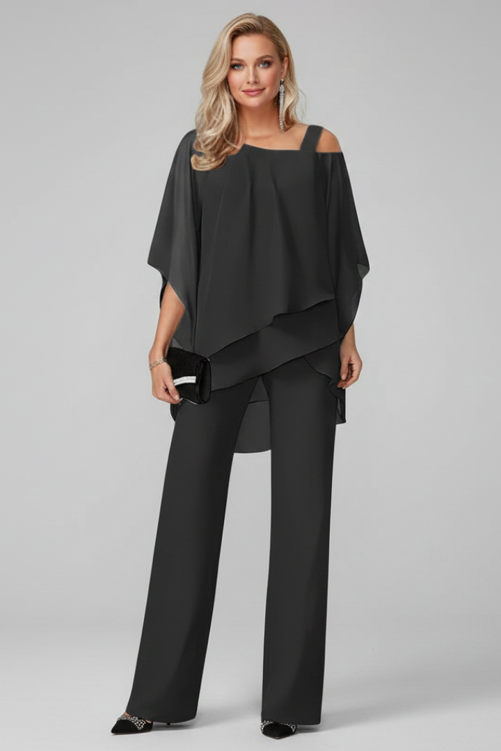Sofia | Jumpsuit med off shoulder och vida ben