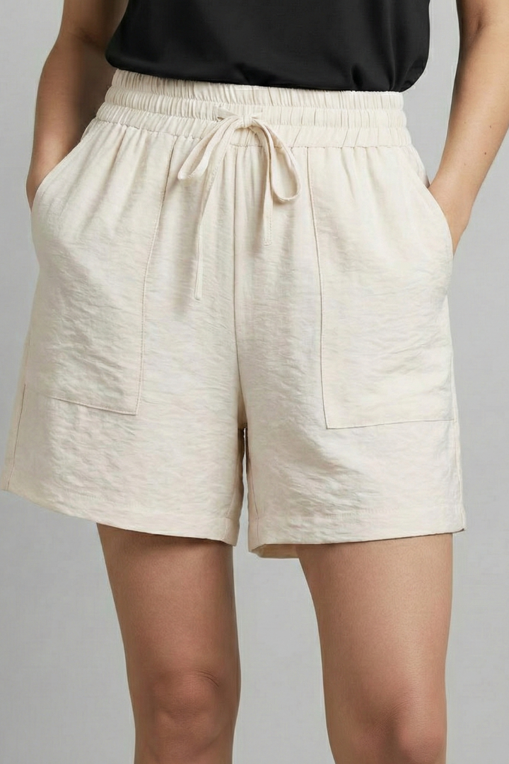 Luna | Eleganta Shorts med Justerbart Midjeband
