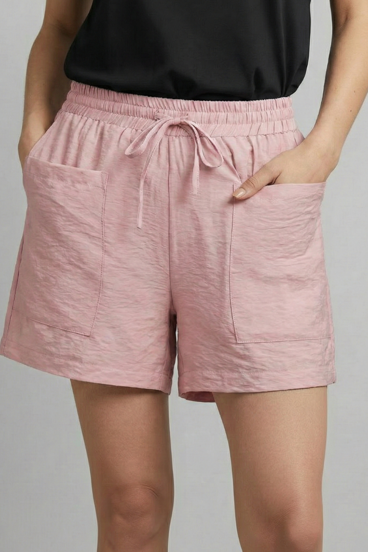 Luna | Eleganta Shorts med Justerbart Midjeband